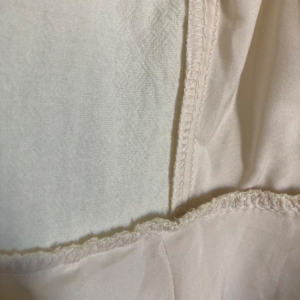 Cream Cotton Embroidered Bee and Garland Vine Square neck Dress - Picture 10 of 10